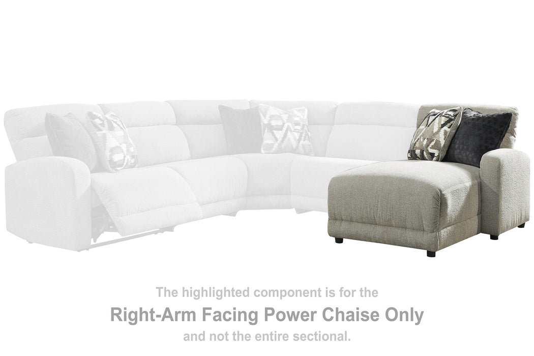 Colleyville Power Reclining Sectional with Chaise - Pierce Furniture Gallery