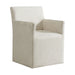 Elements International Collins Dining Arm Chair with Heirloom in Taupe image