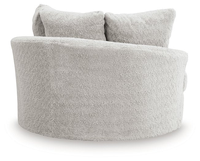 Cuddle Plush Oversized Swivel Accent Chair - Pierce Furniture Gallery