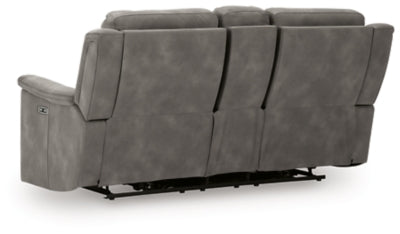 Next-Gen DuraPella Power Reclining Loveseat with Console - Pierce Furniture Gallery