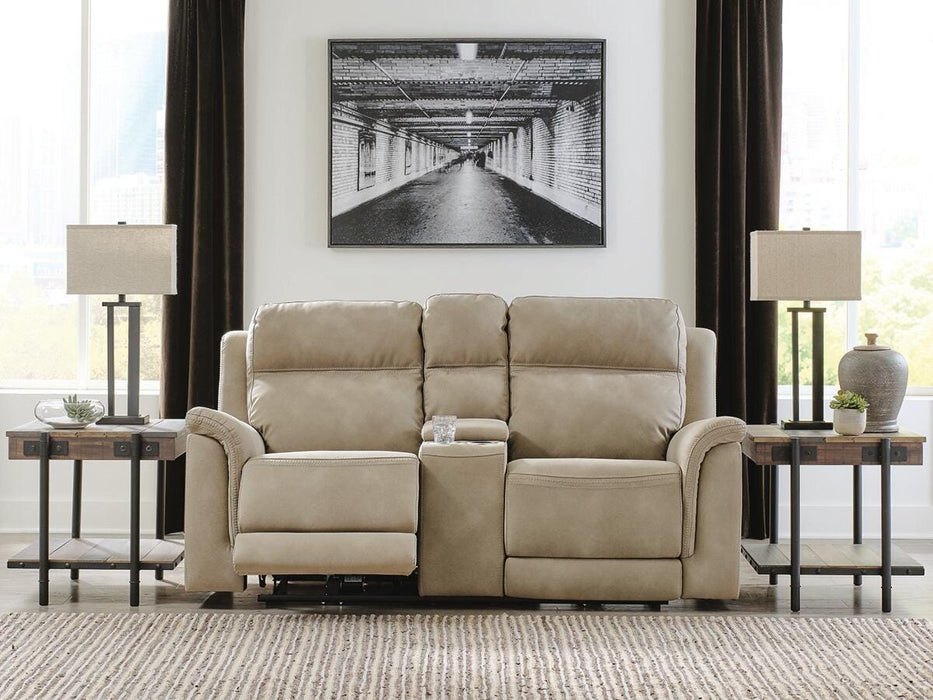 Next-Gen DuraPella Power Reclining Loveseat with Console - Pierce Furniture Gallery