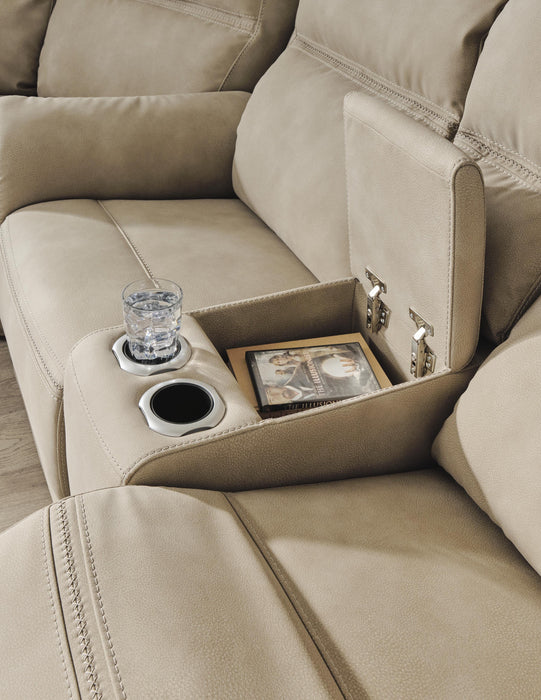 Next-Gen DuraPella Power Reclining Loveseat with Console - Pierce Furniture Gallery