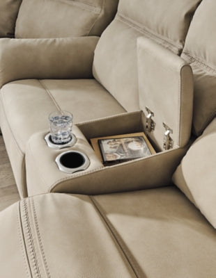 Next-Gen DuraPella Power Reclining Loveseat with Console - Pierce Furniture Gallery