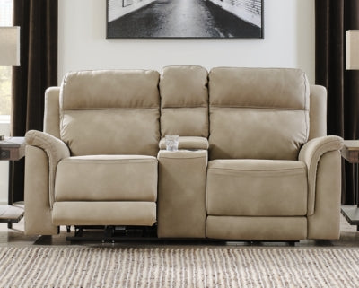 Next-Gen DuraPella Power Reclining Loveseat with Console - Pierce Furniture Gallery