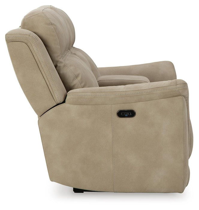 Next-Gen DuraPella Power Reclining Loveseat with Console - Pierce Furniture Gallery