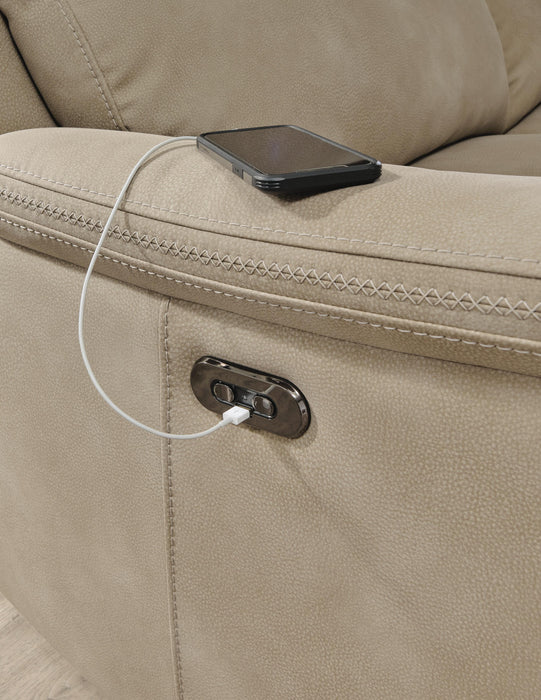 Next-Gen DuraPella Power Reclining Loveseat with Console - Pierce Furniture Gallery