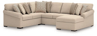 LadyMae Sectional with Chaise - Pierce Furniture Gallery