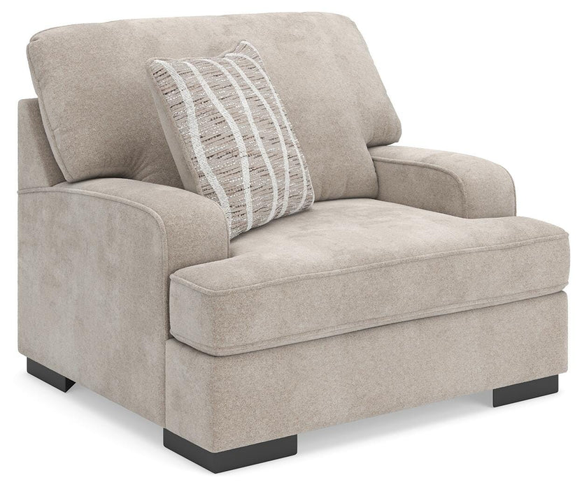 High Profile Chair & Ottoman Living Room Set - Pierce Furniture Gallery