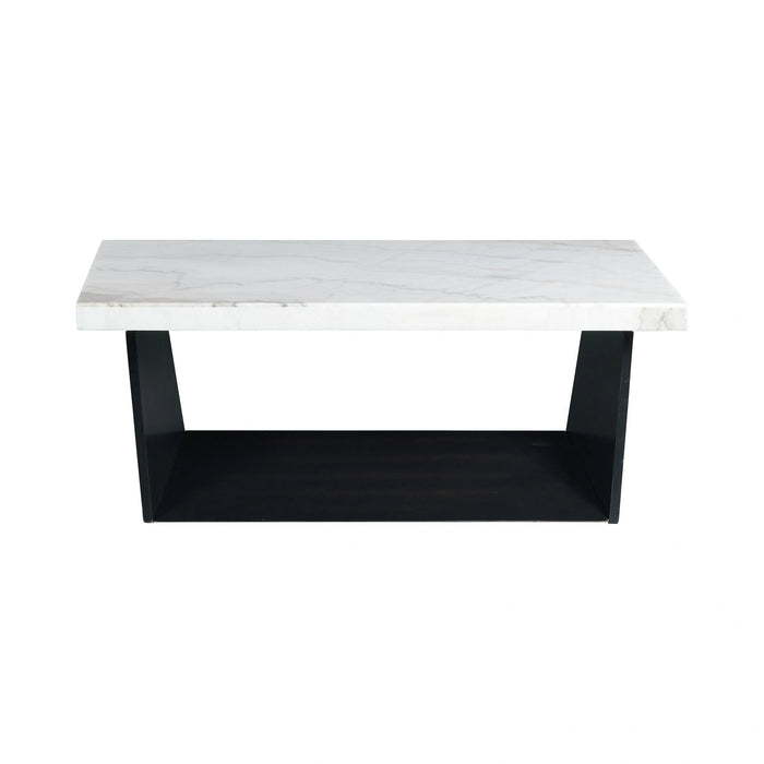 Beckley Coffee Table Complete in Marble Top