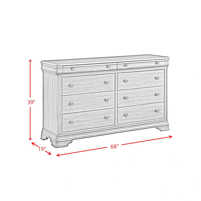Phillipe Bedroom Set in Cherry