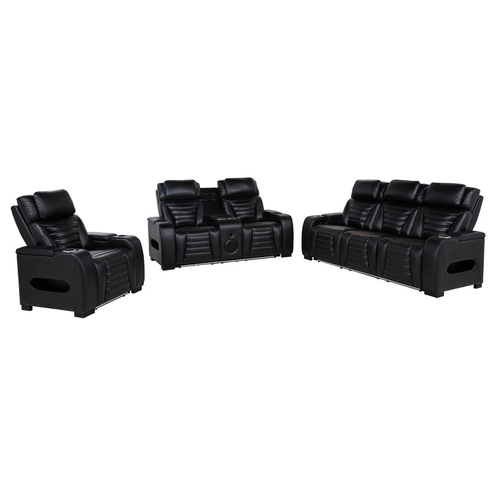 Zuma Dual Power Reclining Sofa Set