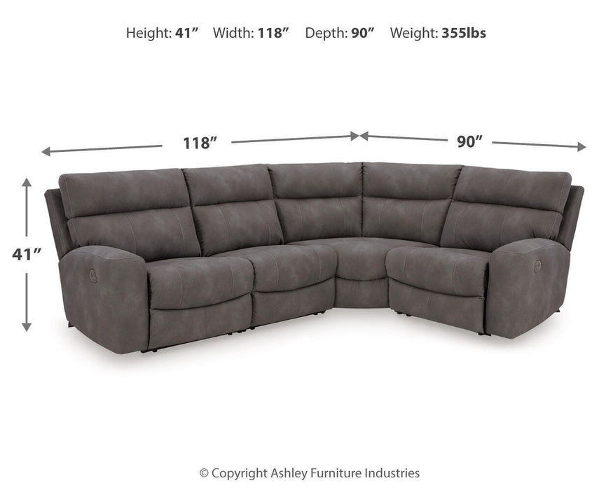 Next-Gen DuraPella Power Reclining Sectional - Pierce Furniture Gallery