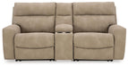 Next-Gen DuraPella Power Reclining Sectional Loveseat with Console - Pierce Furniture Gallery