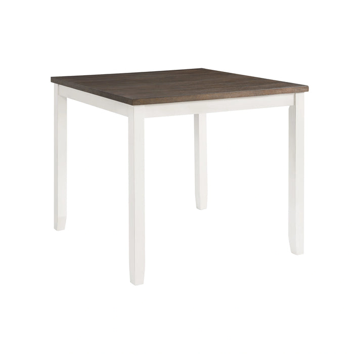 Martin 5pc Counter Set (Dark Brown Top - White Base)