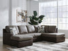 Castille Way Sleeper Sectional with Chaise - Pierce Furniture Gallery