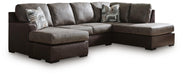 Castille Way Sleeper Sectional with Chaise - Pierce Furniture Gallery