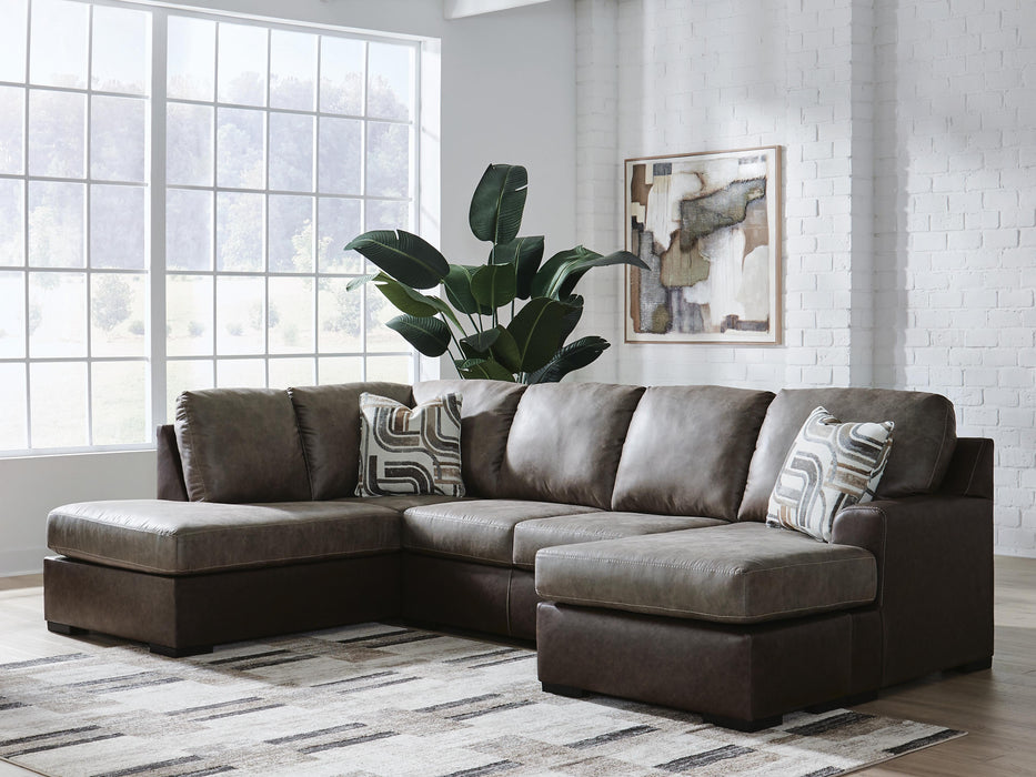 Castille Way Sleeper Sectional with Chaise - Pierce Furniture Gallery