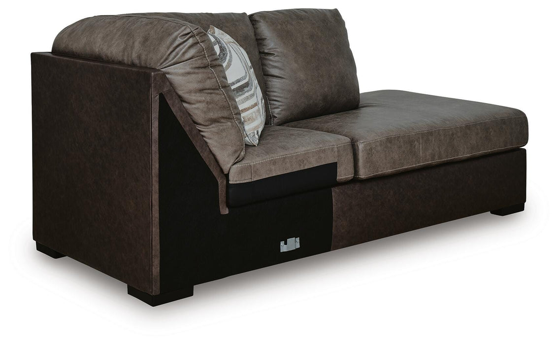 Castille Way Sleeper Sectional with Chaise - Pierce Furniture Gallery