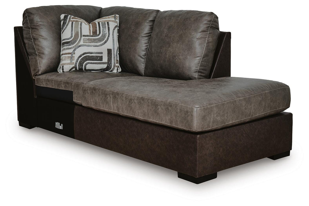 Castille Way Sleeper Sectional with Chaise - Pierce Furniture Gallery