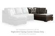 Castille Way Sleeper Sectional with Chaise - Pierce Furniture Gallery