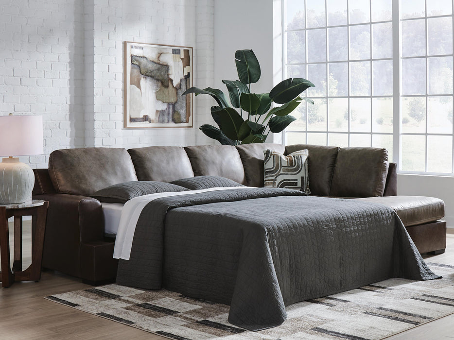 Castille Way Sleeper Sectional with Chaise - Pierce Furniture Gallery