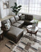 Castille Way Sleeper Sectional with Chaise - Pierce Furniture Gallery