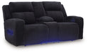 Forest Lake Power Reclining Loveseat with Console - Pierce Furniture Gallery