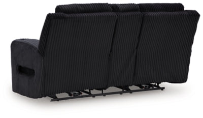 Forest Lake Power Reclining Loveseat with Console - Pierce Furniture Gallery