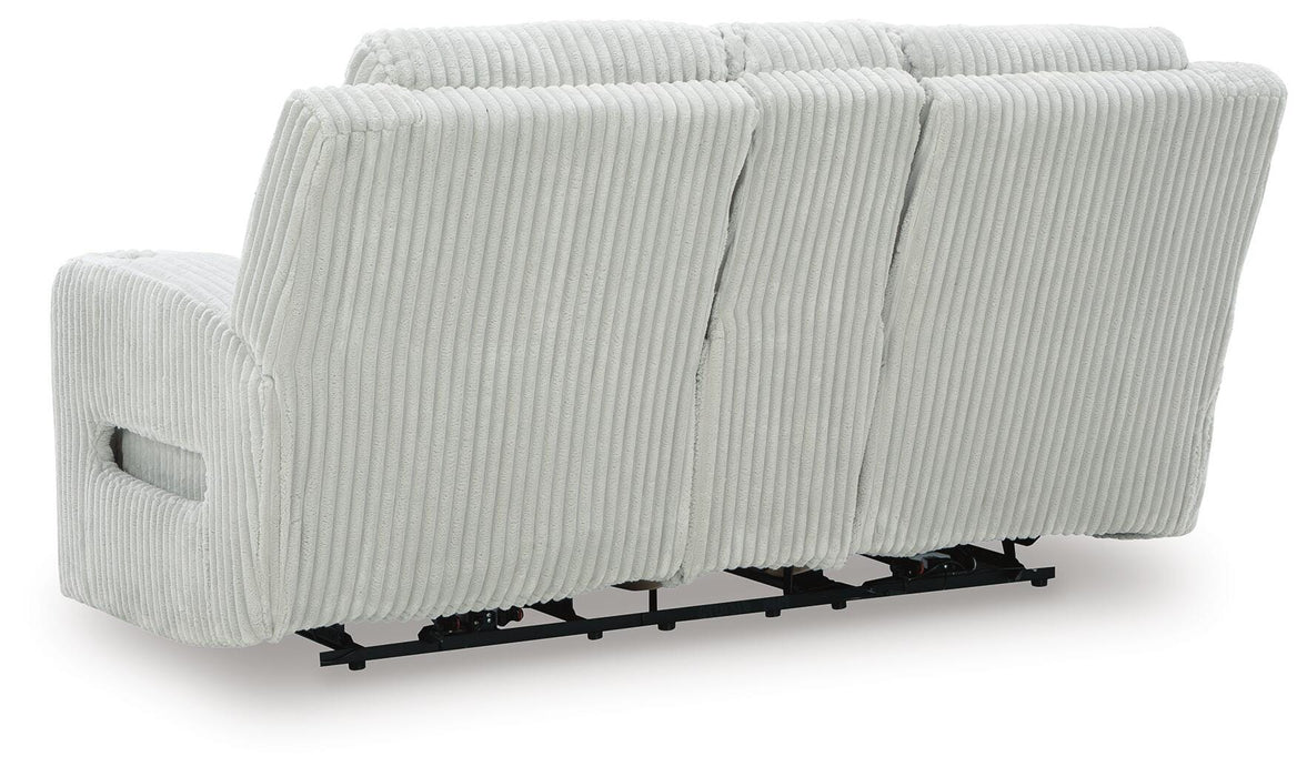 Forest Lake Power Reclining Loveseat with Console - Pierce Furniture Gallery