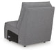 Modmax Reclining Sectional with Audio Console - Pierce Furniture Gallery