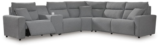 Modmax Reclining Sectional with Console - Pierce Furniture Gallery