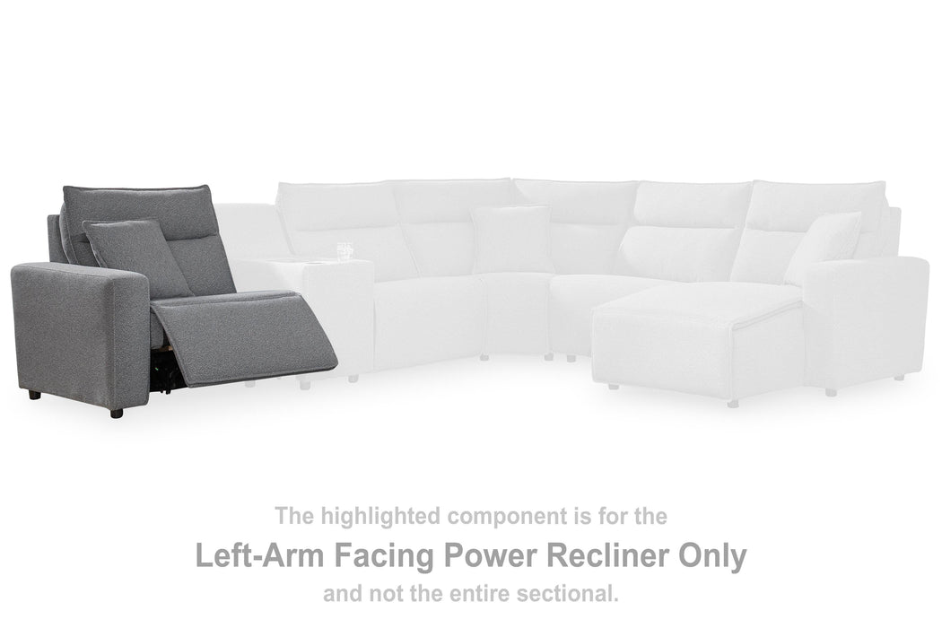 Modmax Reclining Sectional with Audio Console - Pierce Furniture Gallery