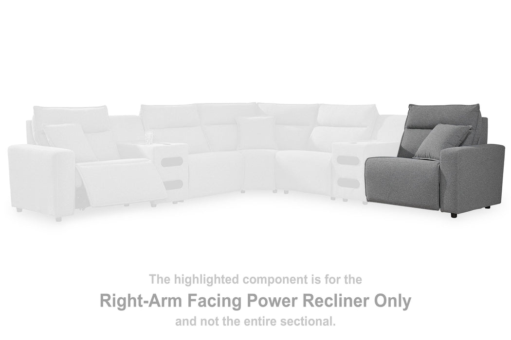 Modmax Reclining Sectional with Audio Console - Pierce Furniture Gallery