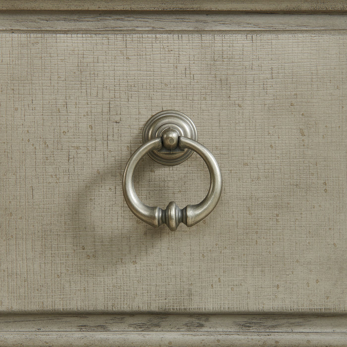 Whit-Ash Dresser and Mirror Set in Light Grey