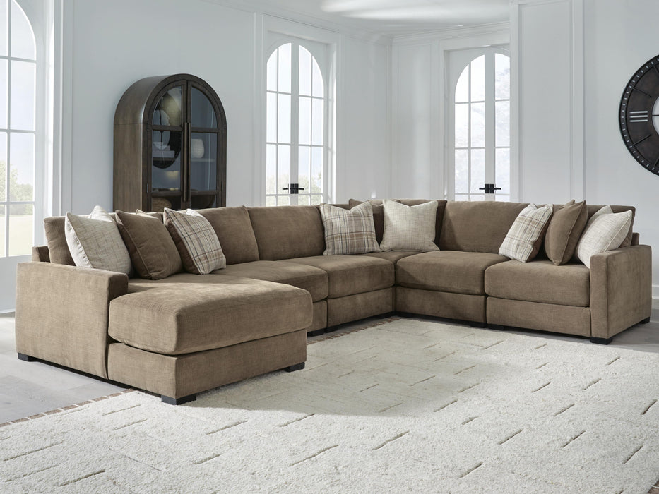 Camellia-Court Sectional with Chaise - Pierce Furniture Gallery
