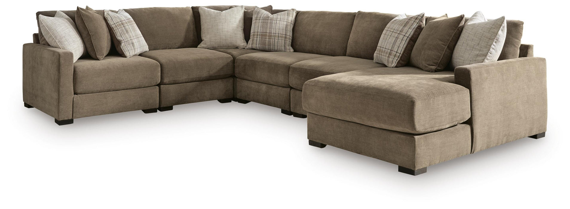 Camellia-Court Sectional with Chaise - Pierce Furniture Gallery