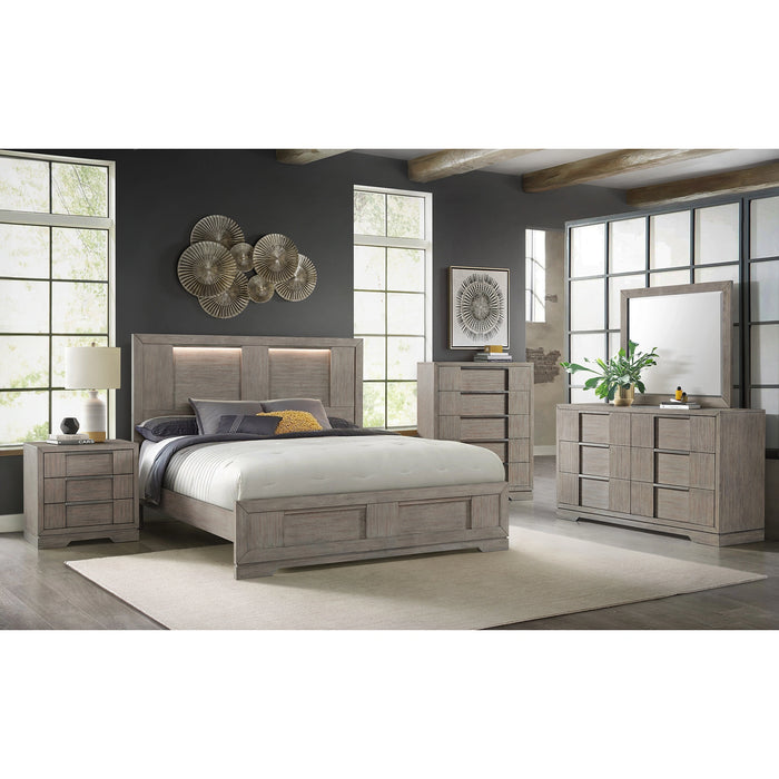 Kelis Panel Bed with LED