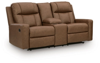 Mackmenville Reclining Loveseat with Console - Pierce Furniture Gallery