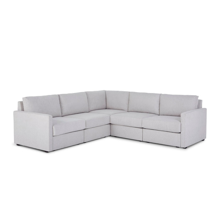 Flex 5-Seat Sectional with Narrow Arm - 5000003390 - Pierce Furniture Gallery