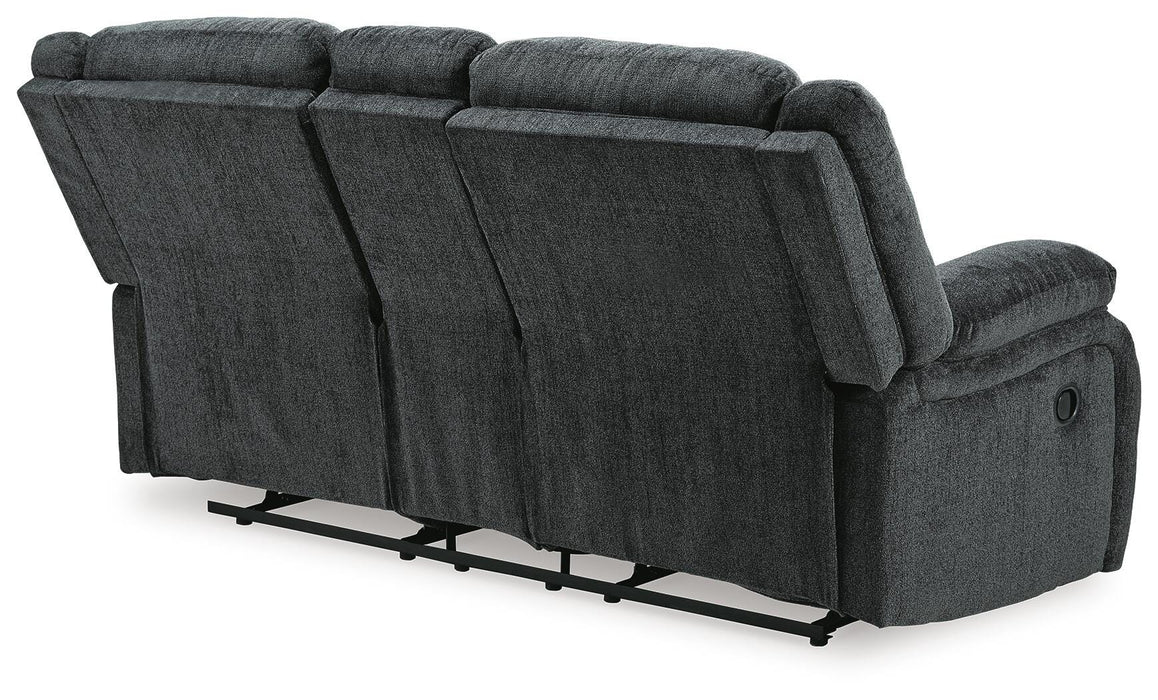 Draycoll Reclining Loveseat with Console - Pierce Furniture Gallery