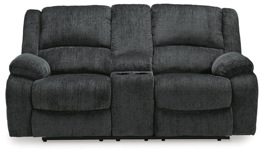 Draycoll Reclining Loveseat with Console - Pierce Furniture Gallery