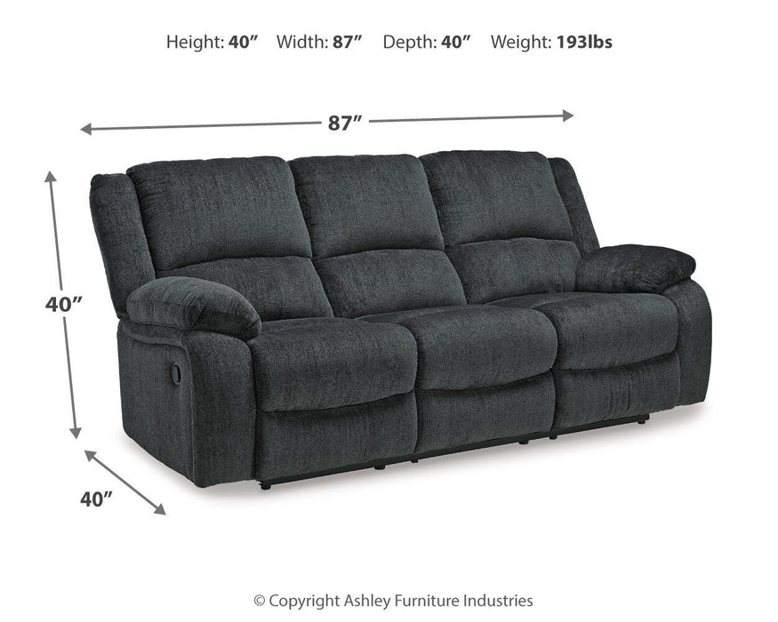 Draycoll Reclining Sofa - Pierce Furniture Gallery