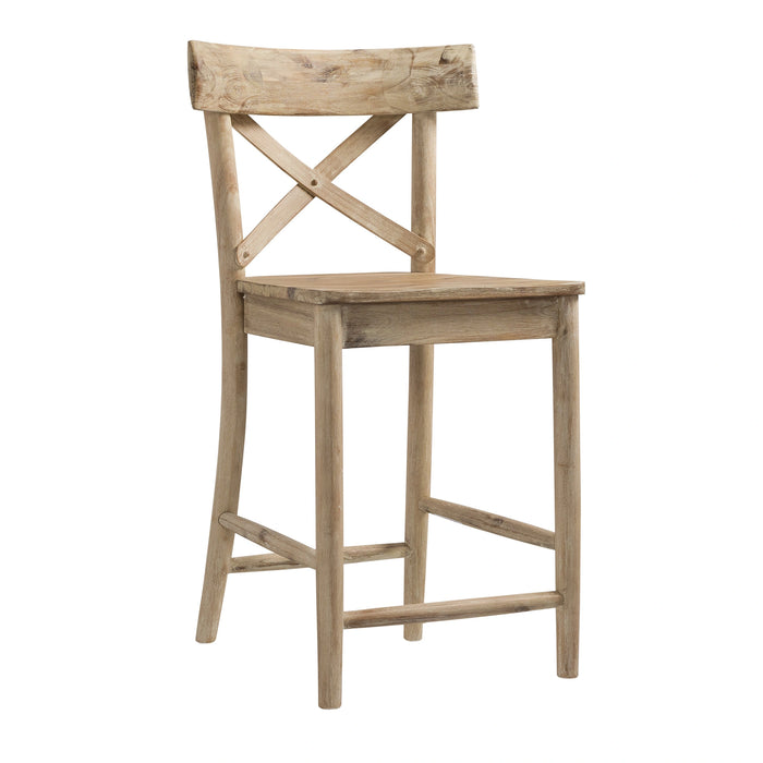 Callista Round Counter Height 5PC Dining Set-Table and Four Stools