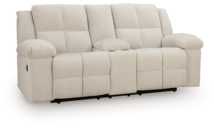 Orlen Reclining Loveseat with Console - Pierce Furniture Gallery