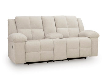 Orlen Reclining Loveseat with Console - Pierce Furniture Gallery