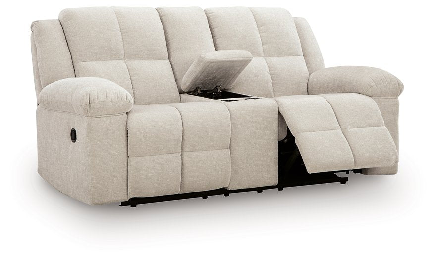 Orlen Reclining Loveseat with Console - Pierce Furniture Gallery