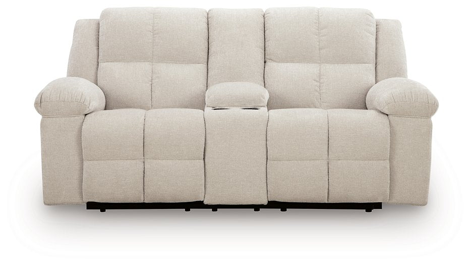 Orlen Reclining Loveseat with Console - Pierce Furniture Gallery