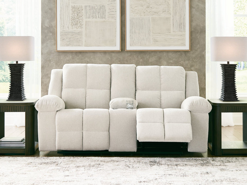 Orlen Reclining Loveseat with Console - Pierce Furniture Gallery