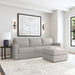Flex Sofa with Standard Arm and Ottoman - Pierce Furniture Gallery