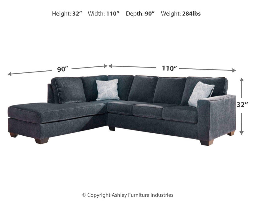 Altari Sleeper Sectional with Chaise - Pierce Furniture Gallery